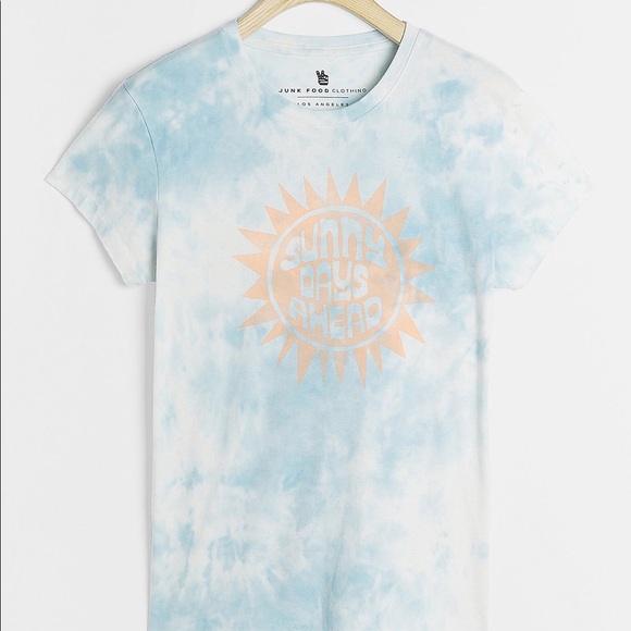 Junk Food for Anthropologie Tie Dye Graphic Tee - Picture 2 of 5